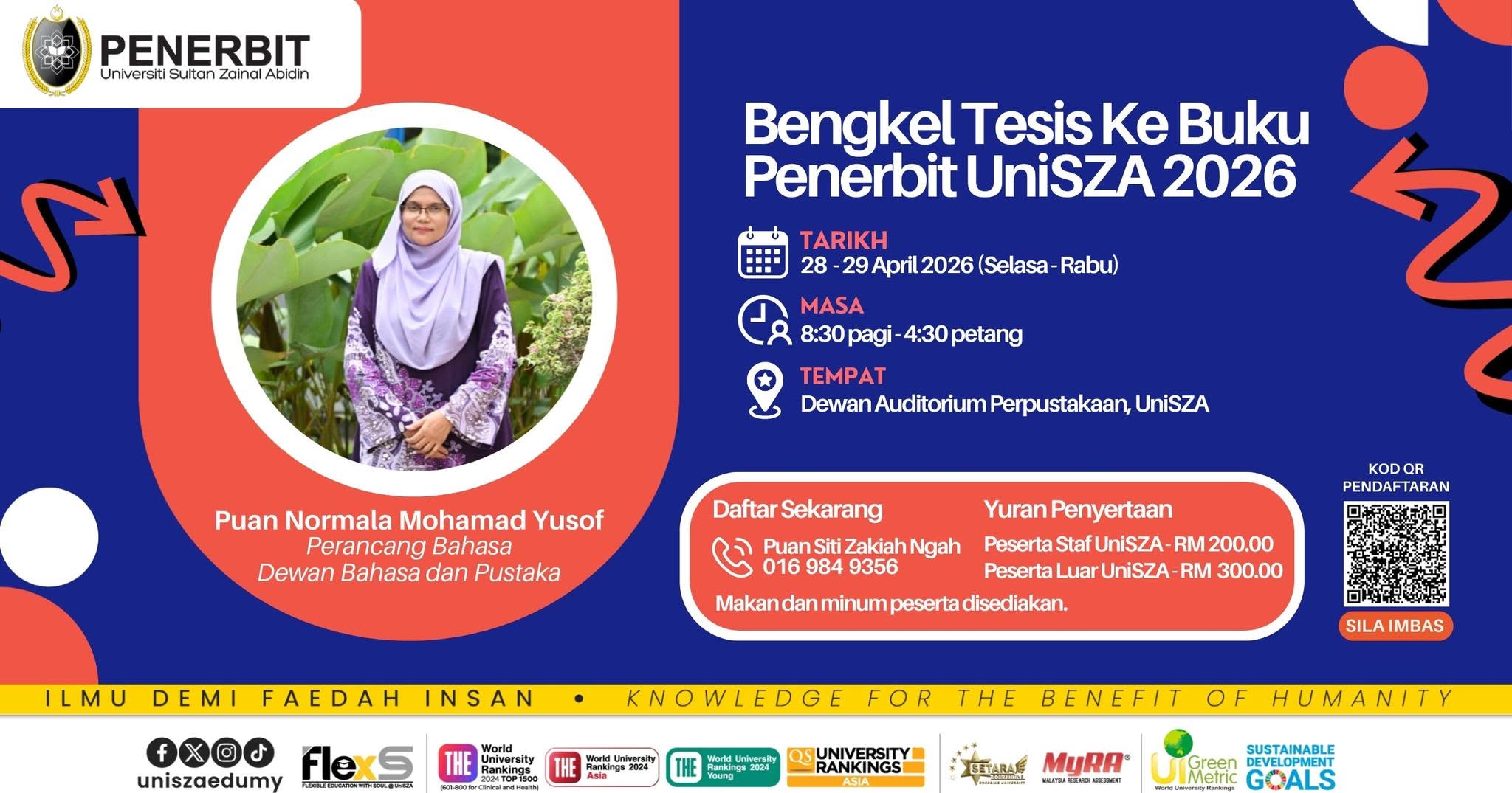 BENGKEL TESIS KE BUKU PENERBIT UniSZA 2026