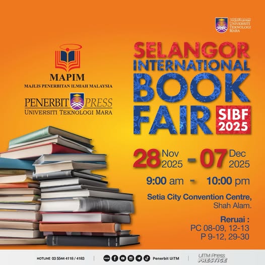 Temui Penerbit UiTM di Pesta Buku Antarabangsa Selangor 2025